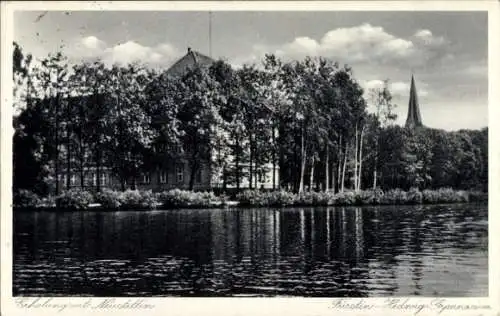 Ak Szczecinek Neustettin Pommern, Fürstin-Hedwig-Gymnasium