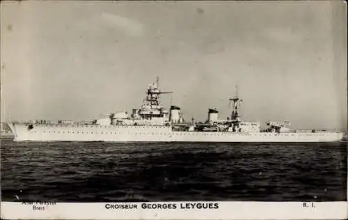 Ak Französisches Kriegsschiff, Georges Leygues, Croiseur