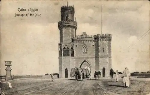 Ak Cairo Kairo Ägypten, Barrage of the Nile