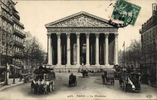 Ak Paris VIIIe Élysée, Madeleine-Kirche