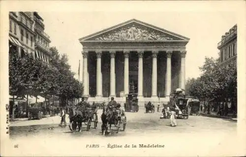 Ak Paris VIIIe Élysée, Madeleine-Kirche