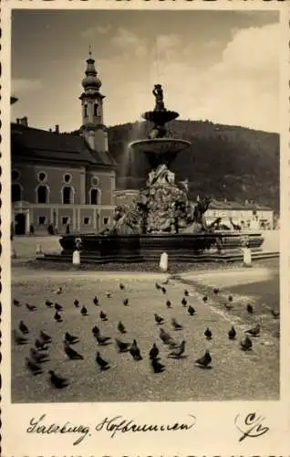 Ak Salzburg in Österreich, Hofbrunnen