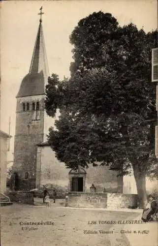 Ak Contrexéville Lothringen Vosges, Kirche