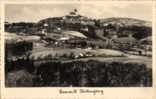 Ak Linz an der Donau Oberösterreich, Pöstlingberg, Panorama