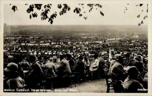 Ak Wien 19 Döbling, Reisenberg, Meierei Cobenzl, Terrasse