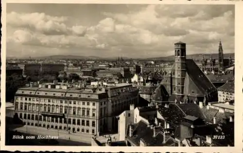 Ak Wien 1 Innere Stadt, Stadt vom Hochhaus aus gesehen