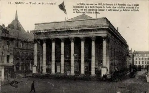 Ak Dijon Côte d'Or, Theatre Municipal