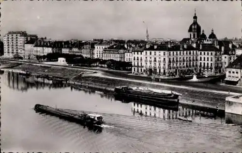 Ak Chalon sur Saône Saône et Loire, Saone, Quias, Schiff