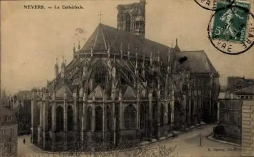 Ak Nevers Nièvre, Kathedrale