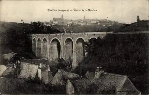 Ak Rodez Aveyron, Viaduc, Mouline
