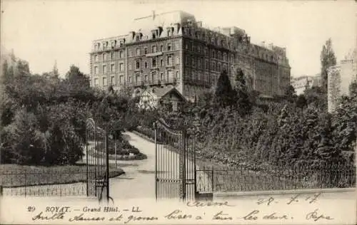 Ak Royat Puy de Dôme, Grand Hotel