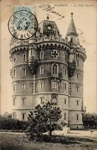 Ak Biarritz Pyrénées Atlantiques, Villa Seguin