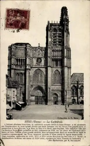 Ak Sens Yonne, Kathedrale