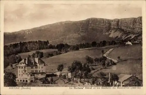 Ak Jougne Doubs, Le Modern Hotel, les Rochers du Mont-d'or