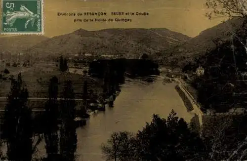 Ak Besançon Doubs, pris de la Route de Quingey