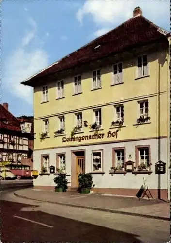 Ak Amorbach im Odenwald Unterfranken, Gasthaus Leiningenscher Hof