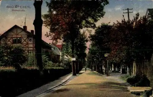 Ak Bad Steben im Frankenwald Bayern, Badestraße
