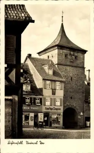 Ak Lichtenfels im Obermainland Oberfranken, Unteres Tor, Zinngießerei, Inh. Anton Vogler