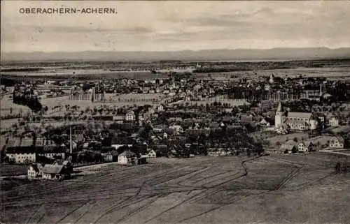 Ak Oberachern Achern in Baden Schwarzwald, Gesamtansicht