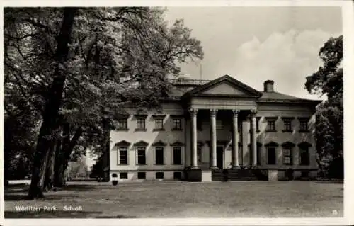 Ak Oranienbaum Wörlitz in Anhalt, Wörlitzer Park, Schloss