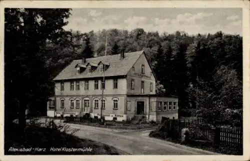 Ak Alexisbad Harzgerode am Harz, Hotel Klostermühle