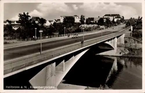 Ak Heilbronn am Neckar, Rosenbergbrücke