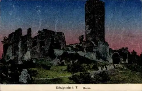 Ak Königstein im Taunus, Ruine