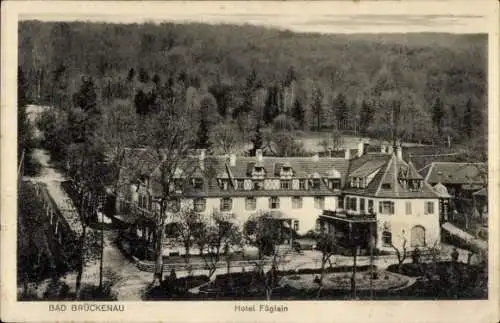 Ak Bad Brückenau im Sinntal Unterfranken, Hotel Füglein