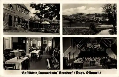 Ak Berndorf Thurnau in der Fränkischen Schweiz Bayern, Gaststätte Daunerbräu, Speiseraum
