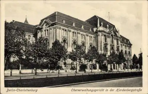 Ak Berlin Charlottenburg, Oberverwaltungsgericht, Hardenbergstraße