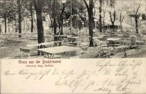 Ak Berlin Kreuzberg, Bockbrauerei, Ökonom Aug. Raddatz