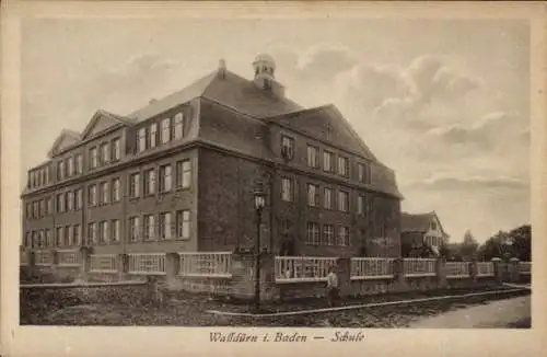 Ak Walldürn im Odenwald Baden, Schule