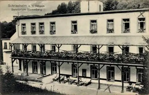 Ak Schriesheim an der Bergstraße, Sanatorium Stammberg