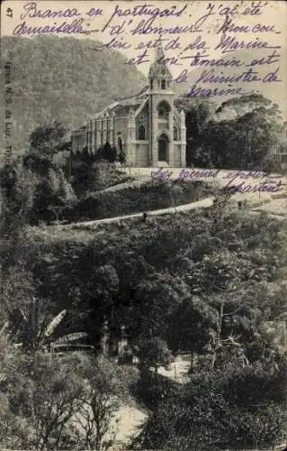 Ak Rio de Janeiro Brasilien, Tijuca, Igreja Luz