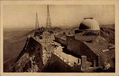Ak Pic du Midi Pyrenäen, Das Observatorium