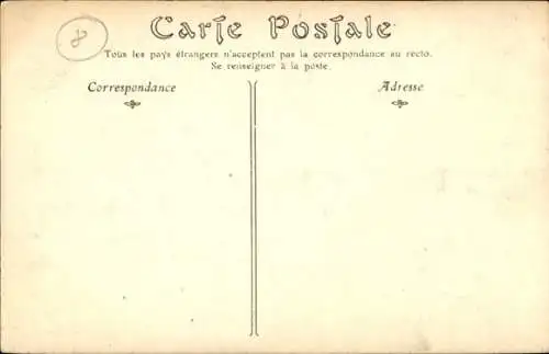 Ak Béhobie Pyrénées-Atlantiques, Kirche