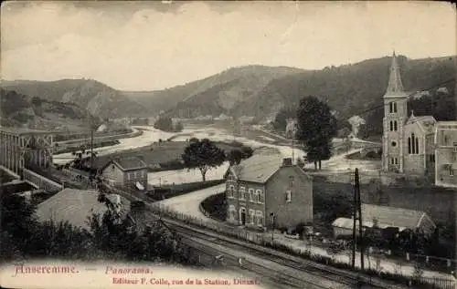 Ak Anseremme Dinant Wallonien Namur, Panorama