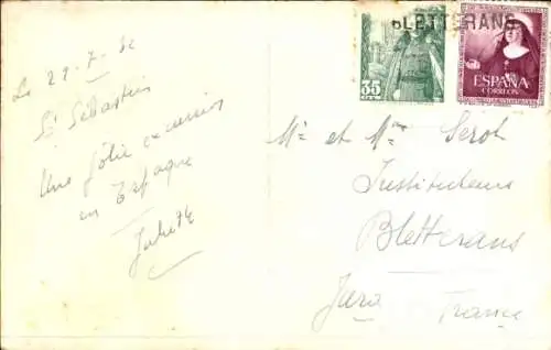 Ak San Sebastian Baskenland, Paseo y playa de la Concha, Strandpartie, Bus