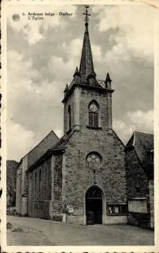 Ak Durbuy Wallonien Luxemburg, Kirche