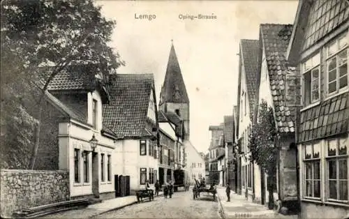 Ak Lemgo in Lippe, Oping-Straße