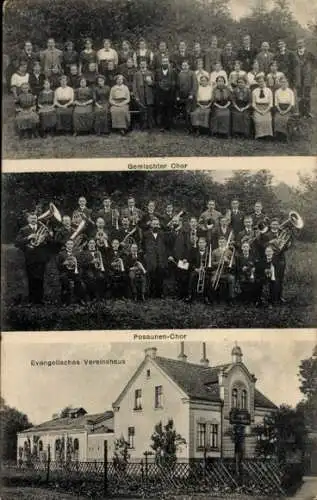 Ak Wanne Eickel Herne im Ruhrgebiet, Evangelisches Vereinshaus, Gemischter Chor