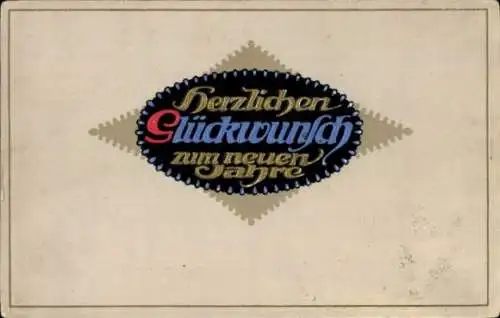 Ak Glückwunsch Neujahr, Herzlichen Glückwunsch zum neuen Jahre