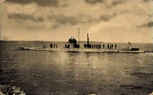 Ak Deutsches Unterseeboot, U-Boot, Kaiserliche Marine