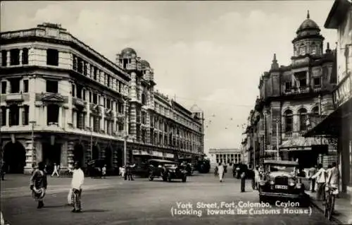 Ak Ceylon Sri Lanka, York Street, Fort, Colombo