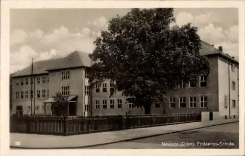 Ak Nowa Sól Neusalz Oder Ostbrandenburg, Fridericus Schule