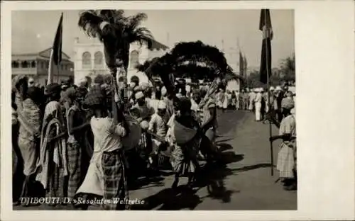 Ak Djibouti Dschibuti, D. Resolute Weltreise