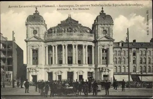 Ak Anvers Antwerpen Flandern, Nieuwe Nederlandsche Lyrische Schouwburg