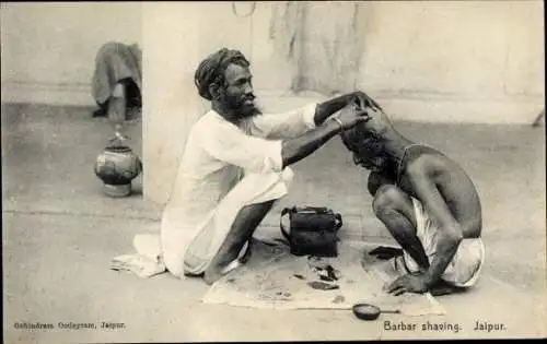 Ak Jeypore Jaipur Indien, Barbar Rasur