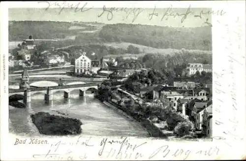 Ak Bad Kösen Naumburg an der Saale, Ortsansicht