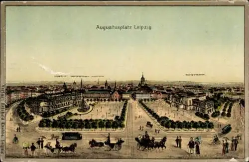 Litho Leipzig in Sachsen, Augustusplatz